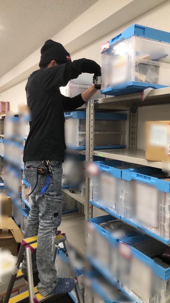 移転作業　新潟県長岡市