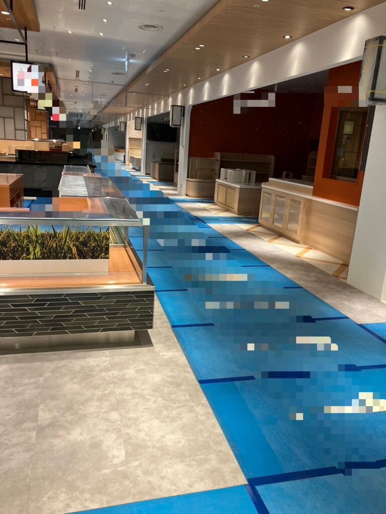 養生作業　新潟県新潟市