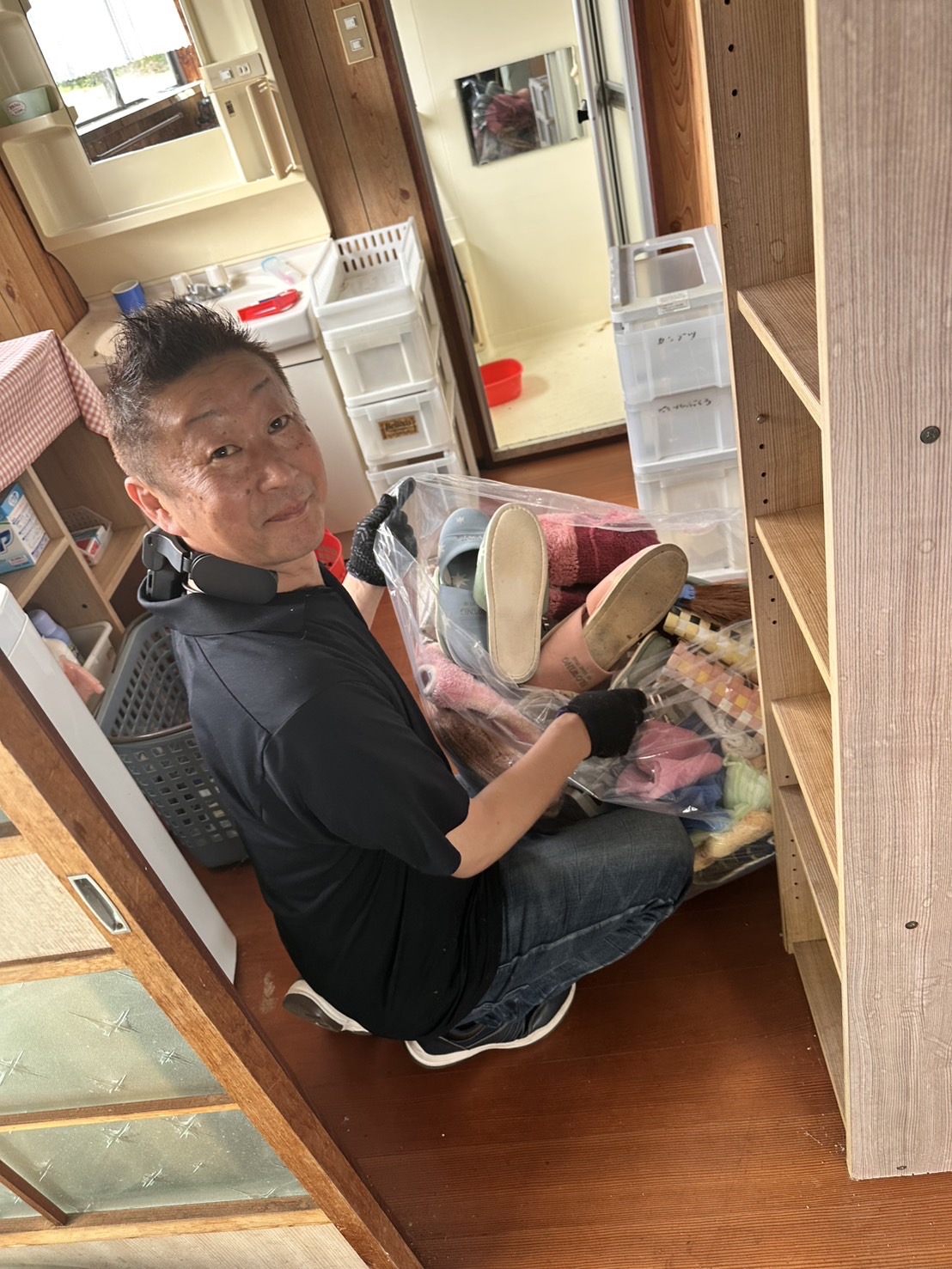 移転作業　石川県鳳珠郡