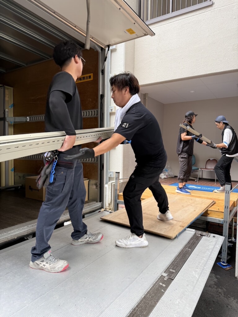 移転作業　新潟県新潟市